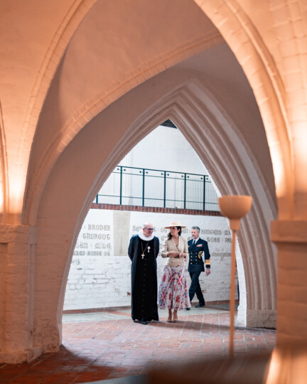 Kongeparret i Odense Domkirke