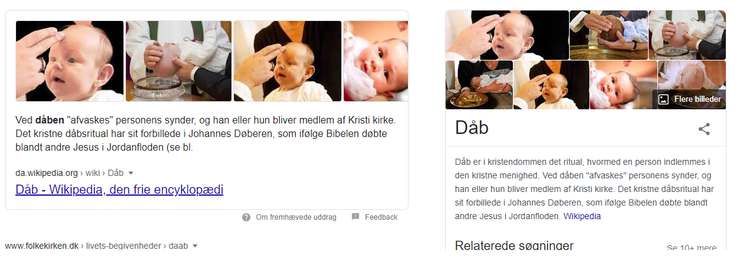 Wikipedia - dåbs betydning