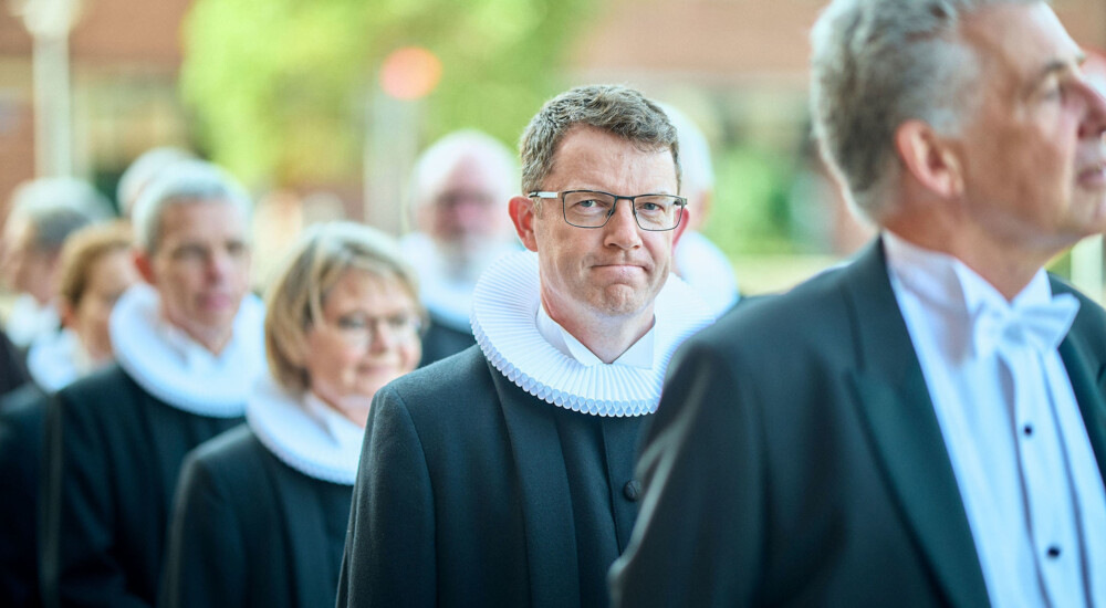 Procession ved Landemodegudstjeneste 2023